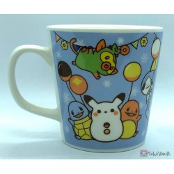 Pokemon 2019 Mr. Donut Scorbunny Bulbasaur Squirtle & Friends Ceramic Mug (Version #2 Party) NOT SOLD IN STORES