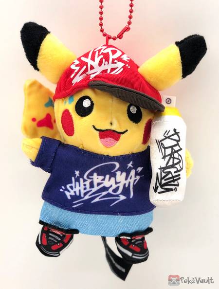 pikachu graffiti plush