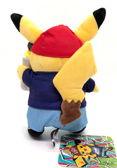 pikachu graffiti plush