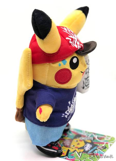 pikachu graffiti plush