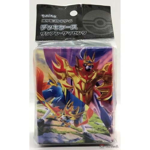 Pokemon Center 2019 Sword Shield Zacian Zamazenta Large Size Deck Box