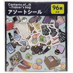 Pokemon Center 2019 Contents Of Trainer's Bag Campaign & Friends Set Of 96 Stickers (Version #1)