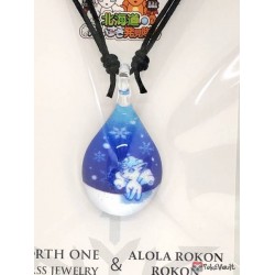 Pokemon 2019 Hokkaido North One Alolan Vulpix Glass Pendant Necklace