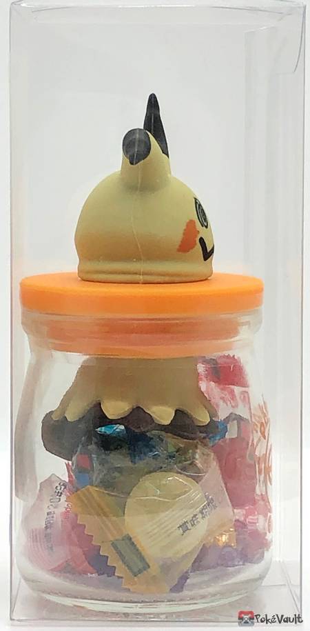 Pokemon 2019 Mimikyu Glass Bottle With Candy