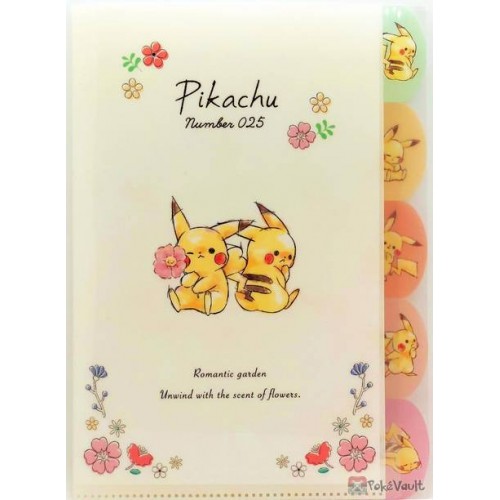 Pokemon Center Pikachu Number 025 File Folder 1 Flowers