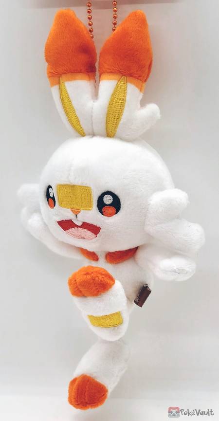 scorbunny plush keychain