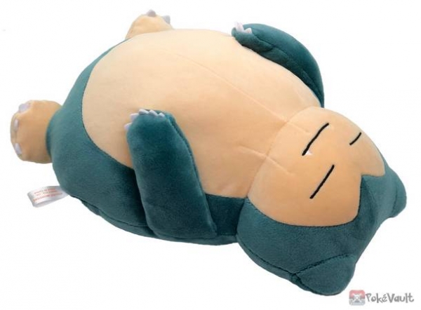 jazwares pokemon sleeping snorlax pillow plush 18 in