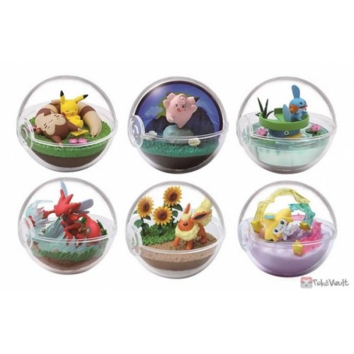 Pokemon 2020 Re-Ment Terrarium Series #8 Complete Set Of Figures