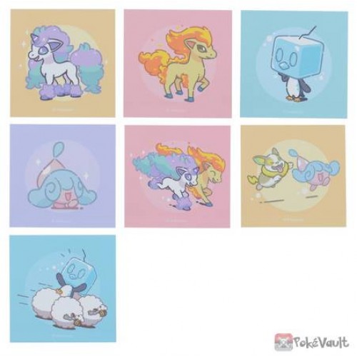 Pokemon Center 2020 Hello Ponyta Set Of 7 Stickers