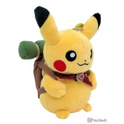 Pokemon Center 2020 Pikachu Adventure Mascot Plush Keychain