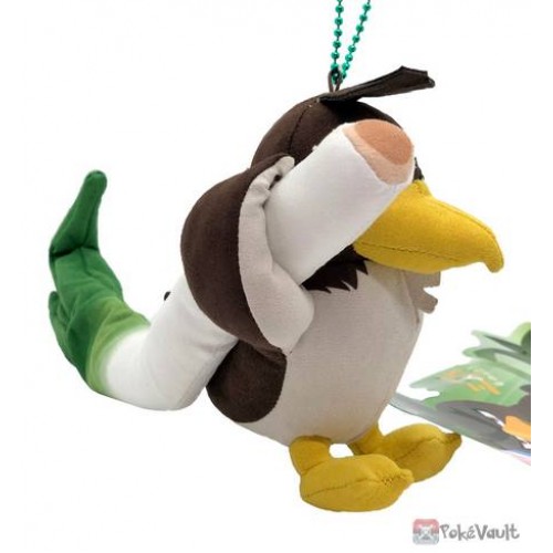 Galarian Farfetch'd Mascot Plush Keychain Story Of The Farfetch'd Leek Trio, Authentic Japanese Pokémon Keychain