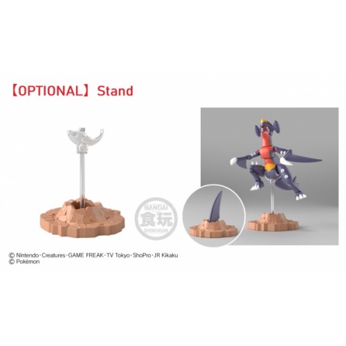 Pokemon SHODO Vol.4 Garchomp Figure + Extension parts BANDAI Dig