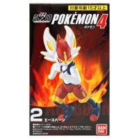 Pokemon 2020 Cinderace Bandai Shodo Figure Series 4