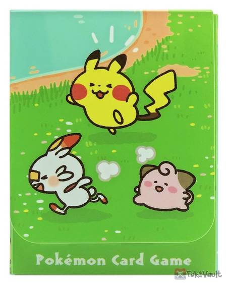 Pokemon Center 2021 Scorbunny Quagsire Yurutto Card Deck Box Holder