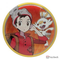 Pokemon Center 2020 Victor Scorbunny Galar Button Collection Large Size Metal Button