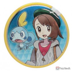 Pokemon Center 2020 Gloria Sobble Galar Button Collection Large Size Metal Button