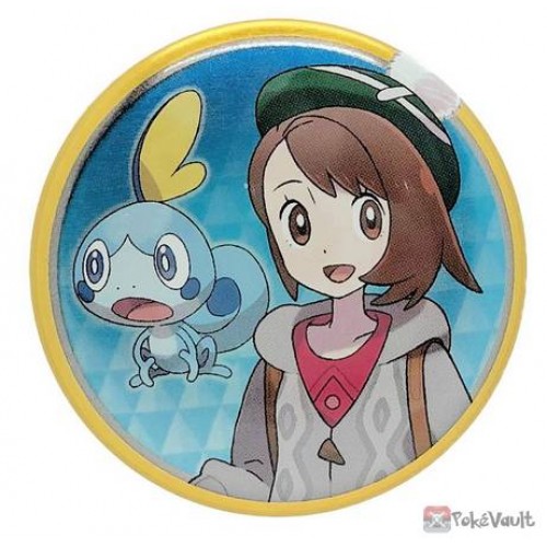 Pokemon Center 2020 Gloria Sobble Galar Button Collection Large Size Metal Button