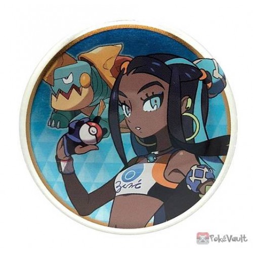 Pokemon Center 2020 Nessa Drednaw Galar Button Collection Large Size Metal Button