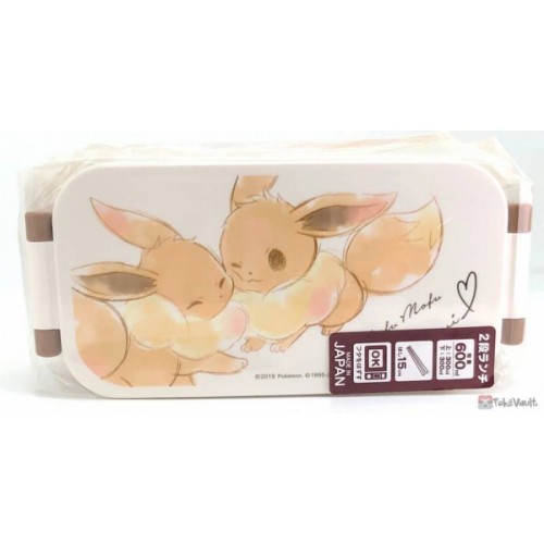 Pokemon 19 Mofu Mofu Eevee Japanese Style Two Level Bento Lunch Box