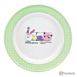 Pokemon Center 2021 Sylveon Yamper Jigglypuff Ditto Sunny Picnic Lottery Prize Plastic Plate #3