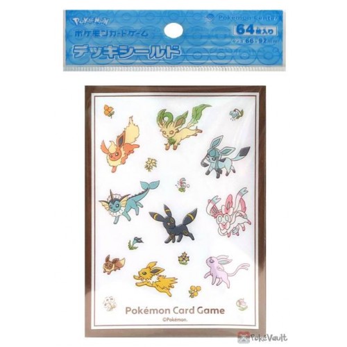 Pokemon Center 2021 Eevee Collection Set Of 64 Deck Sleeves