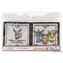 Pokemon Center 2021 Eevee Collection Set Of 4 Drink Coasters