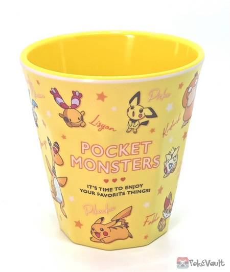 Pokemon 2021 Ampharos Yamper Jirachi Psyduck Plastic Cup (yellow)