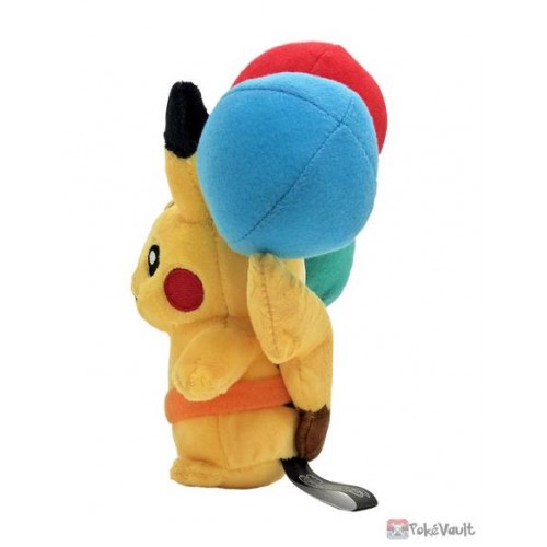 Pokemon 2021 Okinawa Flying Pikachu Mascot Plush Keychain