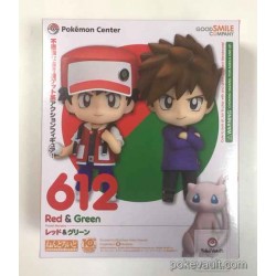 Pokemon Center 2016 Red Green Mew Set of 2 Nendoroid Figures