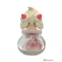 Pokemon Center 2021 Alcremie Mawhip a la Mode Glass Bottle With Candy