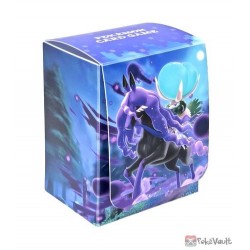 Pokemon Center 2021 Calyrex Spectrier Jet-Black Spirit Card Deck Box Holder