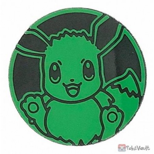 Pokemon Center 2020 V Starter Deck Green Eevee Coin With Playmat