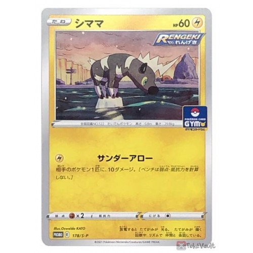 Pokemon 2021 Blitzle Gym Tournament Promo Card #178/S-P