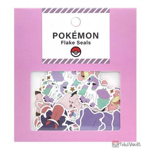 Pokemon Center 2021 Gengar Galarian Ponyta Flake Set Of 40 Stickers