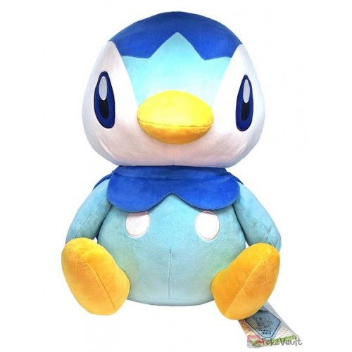 Pokemon 2021 Piplup San-Ei All Star Collection Big More Giant Plush Toy (New Version)
