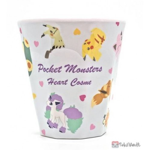 Pokemon 21 Galarian Ponyta Eevee Mimikyu Heart Cosme Plastic Cup