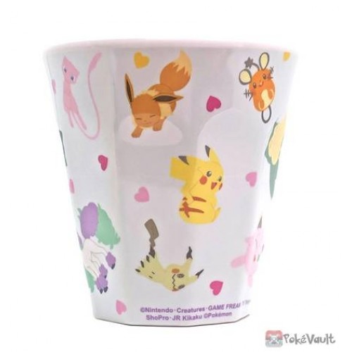 Pokemon 21 Galarian Ponyta Eevee Mimikyu Heart Cosme Plastic Cup