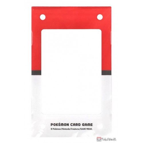 Pokemon Center 2021 Pokeball Acrylic Card Display Frame Stand (Version #1)