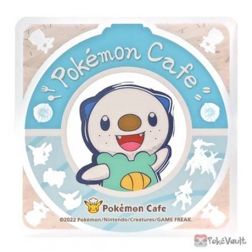 Pokemon Cafe 2021 Oshawott Clear Plastic Coaster Prize Series #13