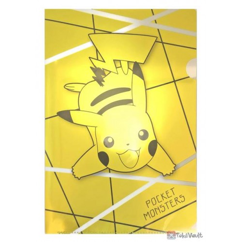 Pokemon 2022 Gold Pikachu File Folder