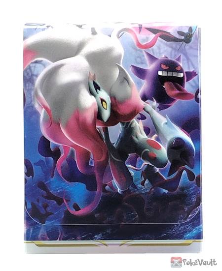 Pokemon Center 2022 Hisuian Zoroark Gengar Card Deck Storage Box