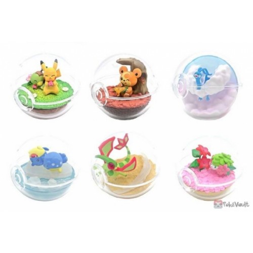 Pokemon 2022 Re-Ment Terrarium Series #11 Complete Set Of 6 Figures