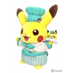 Pokemon Cafe 2022 Pikachu Sweets Plush Toy (Green Version)