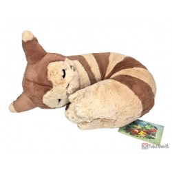 Pokemon Center 2022 Furret Gifts Of The Forest Large Fluffy Plush Toy Cushion
