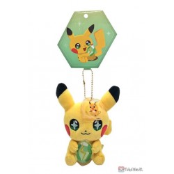 Pokemon Center 2022 Pikachu Evolution Stone Mascot Plush Keychain