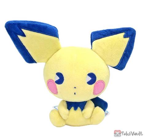 Pokemon Center 2022 Pichu Saiko Soda Plush Toy