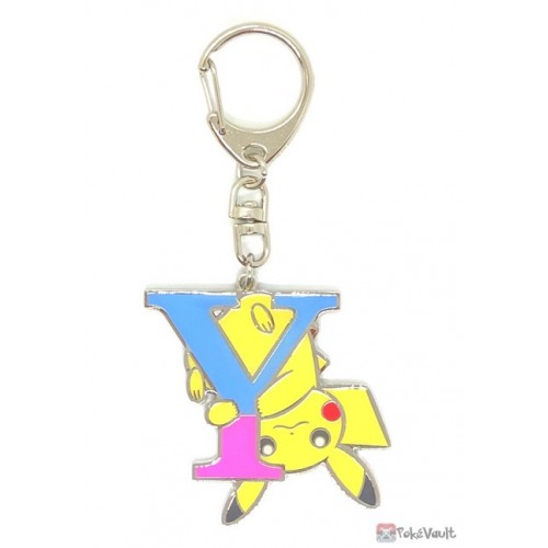 Pokemon Center 2022 Pikachu Handicraft Metal Keychain (Version Y)
