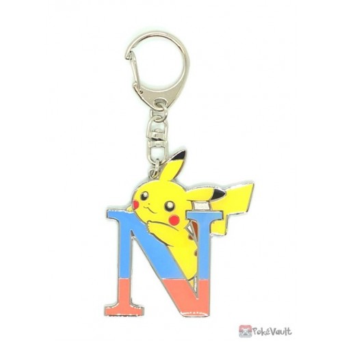 Pokemon Center 2022 Pikachu Handicraft Metal Keychain (Version N)