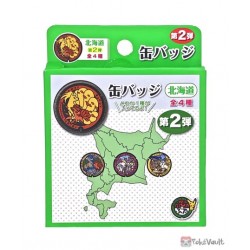Pokemon 2022 Alolan Vulpix Delcatty Hokkaido Manhole Series #2 large Metal Button #3