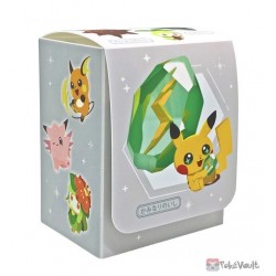 Pokemon Center 2022 Pikachu Chandelure Evolution Stone Card Deck Storage Box